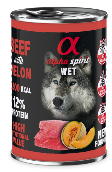 Canned Dog Food Beef With Melon 400 g